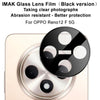 For OPPO Reno12 F 5G IMAK Rear Camera Lens Glass Film Black Version