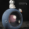 W1153 Resin Planet Night Light Home Decorations, Style: Silver Star
