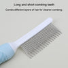 Pet Grooming Comb - Two-Sided Deshedding & Detangling Tool (Pink)