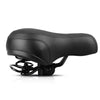 Reflective Spring Saddle Mountain Bike Seat Bicycle Seat Bicycle Seat(Black)