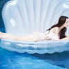 Inflatable Scallop Shaped Floating Mat Swimming Ring, Inflated Size: 170 x 130 x 100cm