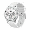 AK53 IP67 BT5.2 1.32inch Smart Watch Support Voice Call / Health Monitoring, Style:Silicone Strap(Silver)