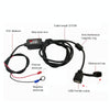 Quick Charging Waterproof Motorcycle USB Phone Charger Adapter, Cable Length: 2.27m