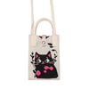 Cat Knitted Mini Crossbody Phone Bag For 6.9 inch and Below Phones(White)
