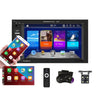 7622C 6.2 inch Dual Spindle HD Car Universal MP5 Carplay Player, Style: Standard+4 Light Camera