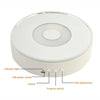 15cm Spinning Display Stand with Gradient Color Lights for Glass Art(White)