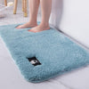 Bathroom Toilet Absorbent Bath Mat Carpet Bedroom Non-slip Foot Pad, Size:40x60cm(Light blue)