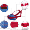 Doglemi Breathable Dog Muzzle, Red, Size L (36-52cm Neck)