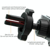 HAMTOD Pro Car Gravity Invisible Telescopic Mobile Phone Mount Holder (Obsidian Black)