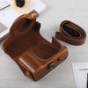Full Body Camera PU Leather Case Bag with Strap for Canon G16 (Brown)
