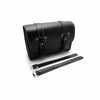 Motorcycle Saddle Bags Leather Storage Tool PU Leather Side Pouch Bags(Black)