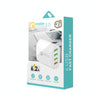QC-04 QC3.0 + 3 x USB2.0 Multi-ports Charger with 3A USB to 8 Pin Data Cable,US Plug(White)