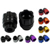 2 Pairs Motorcycle Modified Accessories Anti-Drop Cup CNC Aluminum Alloy Anti-Collision And Shock Absorbing Front Fork Cup(Golden)