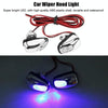 Car Wiper Sprayer Spray Decorative Lamp LED Hood Spray Lights(Blue)