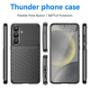 For Samsung Galaxy S25+ 5G Thunderbolt Shockproof TPU Phone Case(Black)