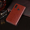 For Alcatel 1SE 2020 idewei Crazy Horse Texture Horizontal Flip Leather Case with Holder & Card Slots & Wallet(Dark Blue)
