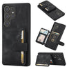 For Samsung Galaxy S25 Ultra 5G Skin Feel Dream RFID Anti-theft PU Card Bag Phone Case(Black)