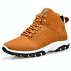 Men Snow Boots Warm Fur Winter Boots Men Winter Boots, Shoe Size:43(Yellow)