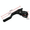 ATV Clutch Hand Brakes CNC Aluminum Alloy 22mm Handle Holder Universal Handbrake(Black)