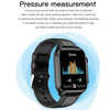 TK12 1.96 inch IP67 Waterproof Silicone Band Smart Watch Supports ECG / Remote Families Care / Bluetooth Call / Body Temperature Monitoring(Blue)