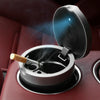 Multi-function Portable Creative LED Car Cigarette Ash Tray Ashtray with Lid(Red)