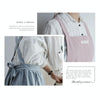 Cotton Simple Home Woman Apron(Light Blue)