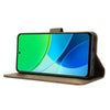 For vivo Y19s 4G Diamond Texture Leather Phone Case(Brown)