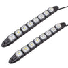 2 PCS  4W 8 LED SMD 5050 Flexible Snake LED Car Daytime Running Lights, DC 12V