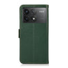 For Xiaomi Redmi K70 Pro KHAZNEH Side-Magnetic Litchi Genuine Leather RFID Phone Case(Green)