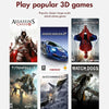 GD10 128G Built-In 40000+ Games Dual System Set-Top Box 3D Home 4K HD  TV Game Console Box EU Plug(Black)