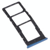 For infinix Hot 10 Play / Smart 5(India) X688C X688B SIM Card Tray + SIM Card Tray + Micro SD Card Tray (Blue)