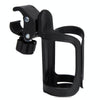 Baby Stroller Universal Cup Braking Bottle Rack Bicycle Kettles Cup Holder Bottle Rack(Black)