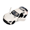 1:36 Three-door Open Alloy Sports Car Model Pull Back Car Boy Toy(GTR White)