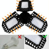 LED E27 Plant Growth Light Three-leaf Folding Seedling Planting Supplement Light, Power: 126 Beads