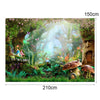 150 X 210cm Fantasy Forest Photography Background Cloth Cartoon Kids Party Decoration Backdrop(6360)