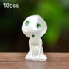10pcs No. 6 Halloween Alien Ghost Micro Landscape Ornament(Green Light)