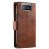 For Asus Zenfone 8 Flip CaseNeo Business Splicing Dual Magnetic Buckle Horizontal Flip PU Leather Case with Holder & Card Slots & Wallet(Brown)