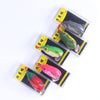 5colors /Set HENGJIA FO053 Black Fish Thunder Brogue Dummy Bait Sequin Toad Fishing Lure