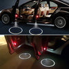 2 PCS LED Car Door Welcome Logo Car Brand Shadow Light Laser Projector Lamp for Chevrolet(Silver)