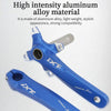 JIANKUN IXF Bike Crank Modified, Style:Left and Right Crank+Bottom Bracket(Electroplating Colorful)