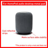 For HomePod/HomePod 2 Mini Smart Bluetooth Speaker Desktop Metal Pad(Black)