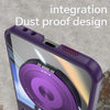 For Samsung Galaxy Z Flip6 360 Holder MagSafe Acrylic Hybrid TPU Phone Case(Purple)