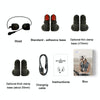 TWVC Motorcycle Bluetooth Headset Wireless Stereo Moto Helmet Headphones With Thick Clip Base