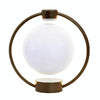Magnetic Levitation Bluetooth Speaker Ornament Desktop Ambient Glow Night Lights, Style: Dark Pattern Moon(AU Plug)