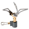 Mini Outdoor Camping Stove Folding Oven Survival Gear Portable Picnic Cooking Gas Stove(Silver)