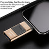 32GB USB 3.0 + 8 Pin + Mirco USB Android iPhone Computer Dual-use Metal Flash Drive (Rose Gold)