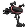 HAMTOD Little One Car Gravity Invisible Telescopic Mobile Phone Mount Holder (Black)