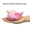2 PCS TTPU1210 Color Printing Whale Slow Rebound Decompression Toy(Green)