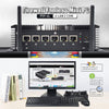 HYSTOU P09-6L Windows / Linux System Mini PC, Intel Celeron 3865U 2 Core 2 Threads up to 1.80GHz, Support mSATA, 8GB RAM DDR3 + 128GB SSD