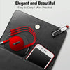 CAFELE 3 In 1 8 Pin + Micro USB + Type-C / USB-C Charging Data Cable, Length: 1.2m(Red)